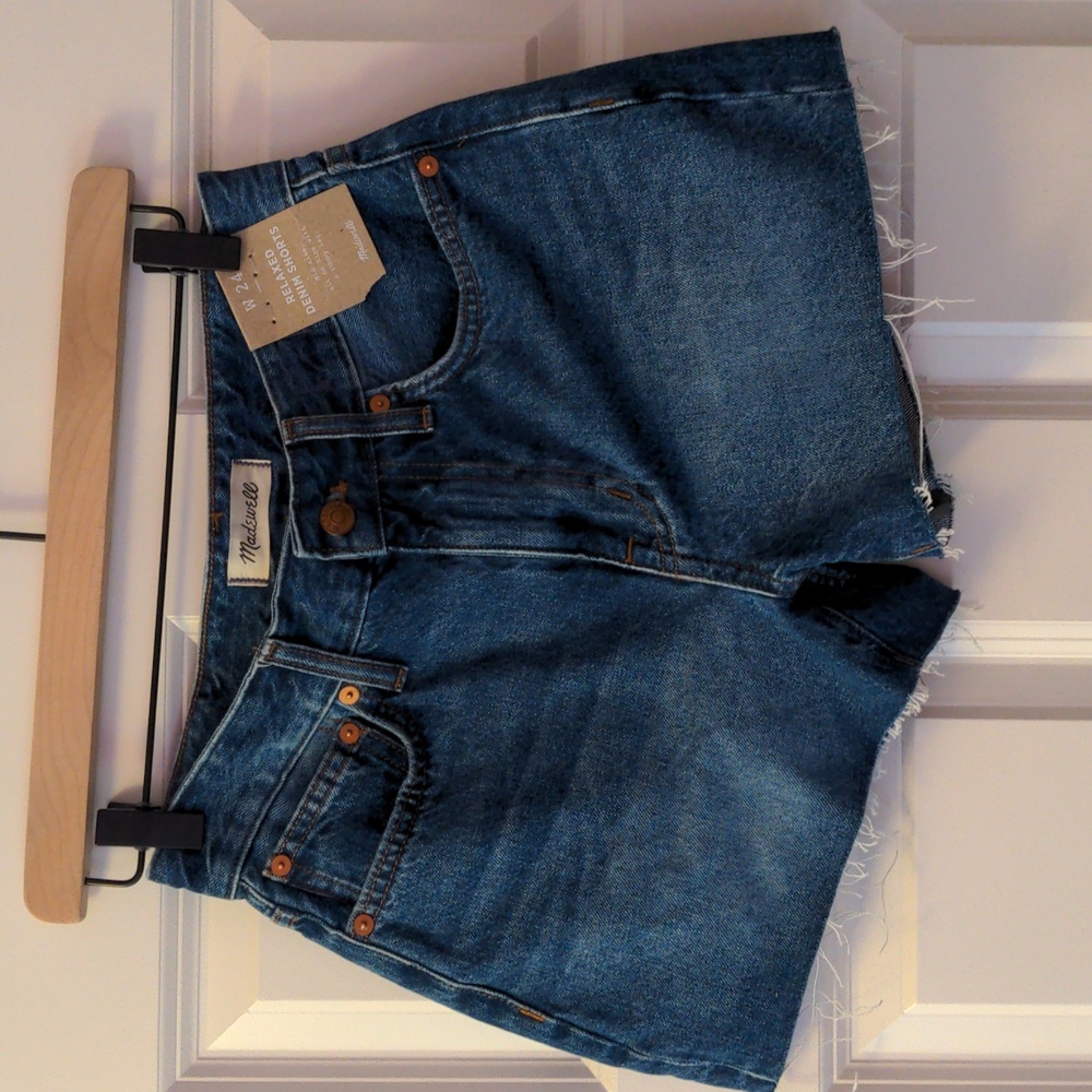 Madewell midrise jean shorts